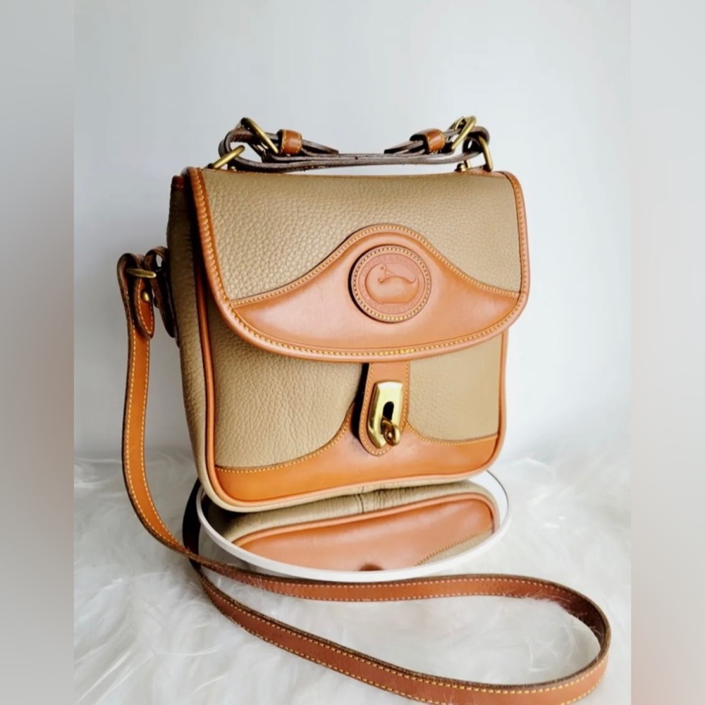 Dooney and Bourke Surrey Leather Shoulder Crossbody Top Handle Bag